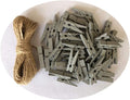 DurReus Wooden Clothespins for Pictures Travel Clothes Pin Home Decor by Unknown