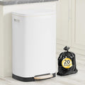 13 Gallon Trash Can with Lid, 50L Fingerprint Proof Stainless Steel Kitchen by trashcan