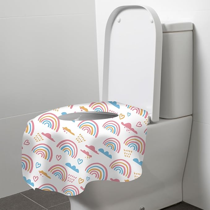 60 Pack Toilet Seat Covers Disposable, Extra Large Waterproof Toilet Cover - Image 7