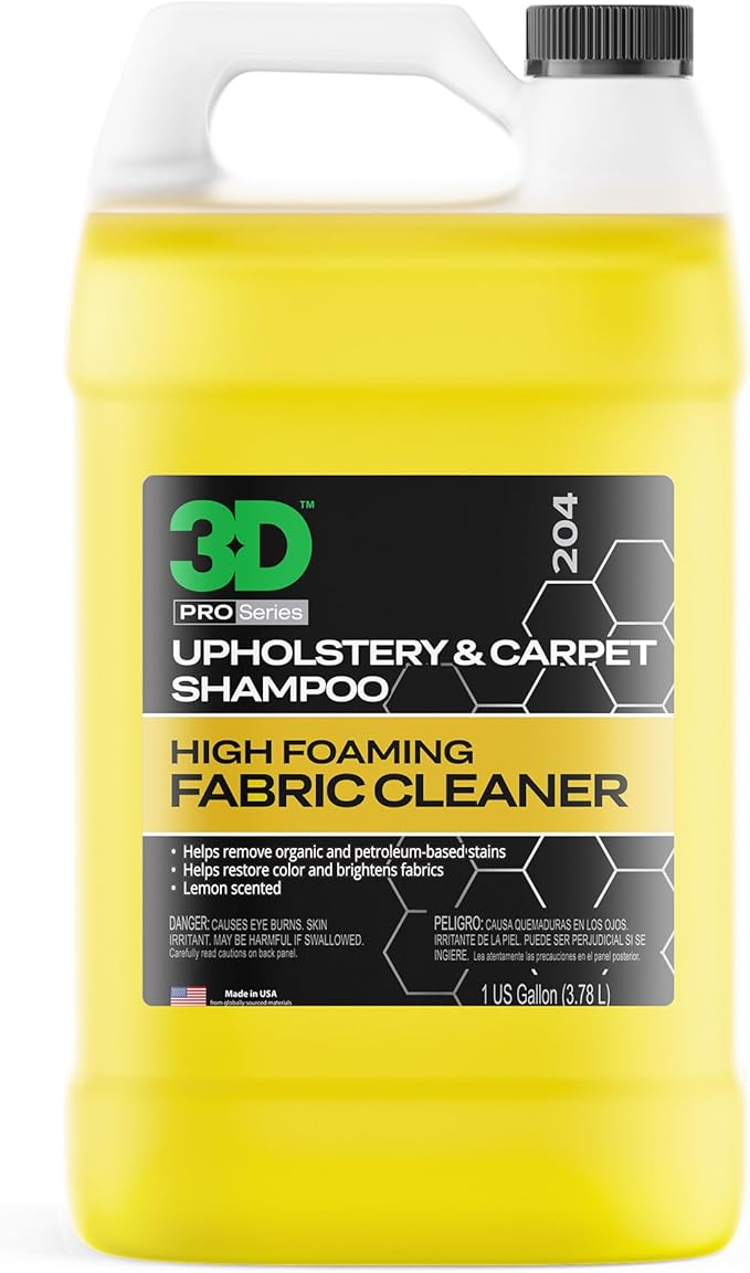 3D Upholstery & Carpet Shampoo by 3DCarCare