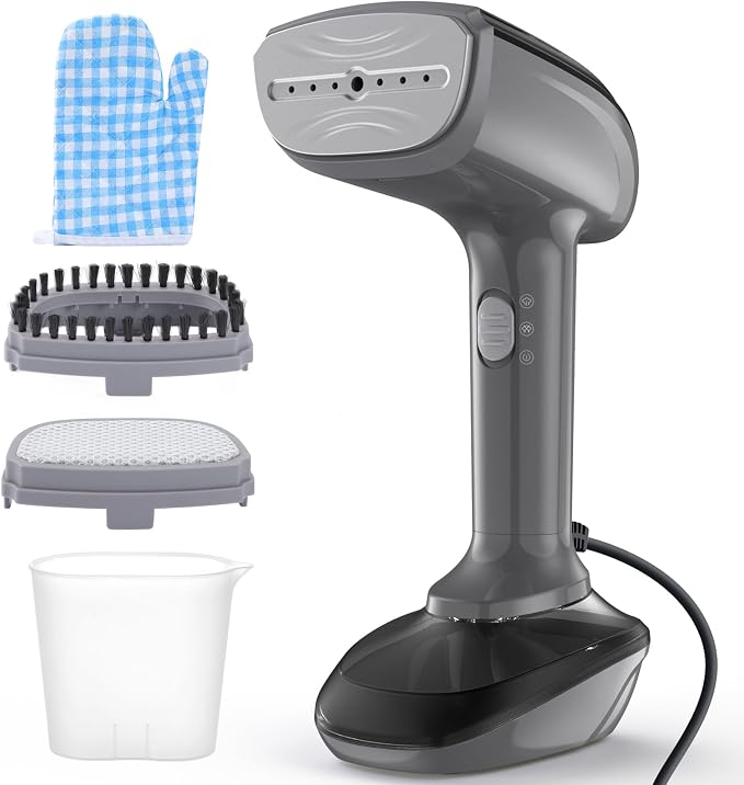 Powerful Handheld Fabric Steamer - 1800W by NTAYDZSW