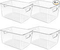 Clear Plastic Storage Bins, Pantry Organizers and Storage or Kitchen by CONTROLKITCHEN