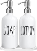 MOMEEMO Hand Soap Dispenser for Bathroom, Soap and Lotion Dispenser Set by MOMEEMO