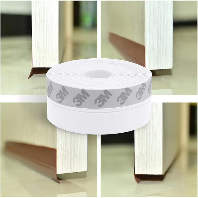 TAROSE Weather Stripping, Silicone Door Seal Strip Door, 16 Feet Long - Image 7