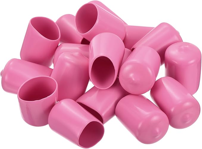 uxcell 20pcs Rubber End Caps 19mm ID Vinyl PVC Round Tube Bolt Cap Cover Screw - Image 4