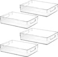 Large Clear Plastic Storage Bins, Pantry Organizers and Storage Containers by ShelfShaper