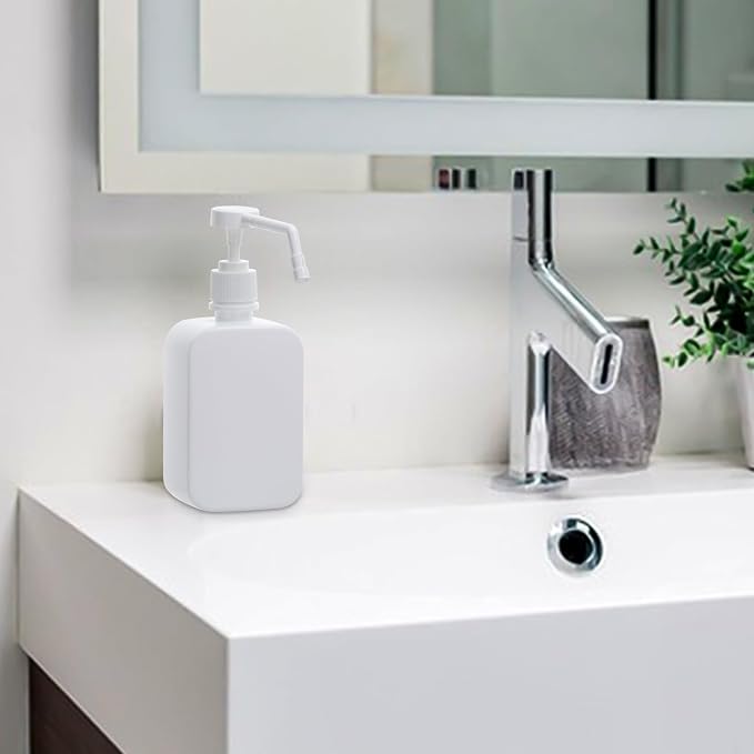 Pump Bottles Dispenser 16.9oz/500ml, 4 Pack Empty Plastic Hand Soap Shampoo - Image 7