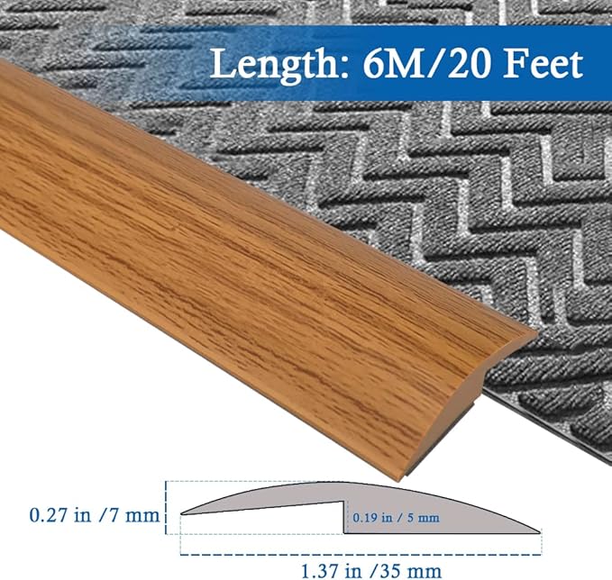 Floor Transition Strip Self Adhesive Carpet & Flooring Transitions Edging Trim - Image 2