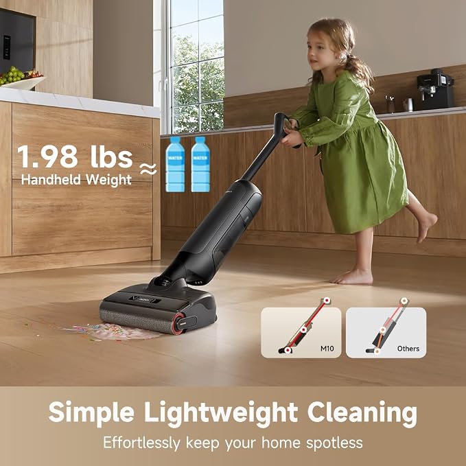 MOVA M10 Cordless Wet Dry Vacuum Cleaner 180° Lie-Flat Smart Vacuum Mop All in - Image 3