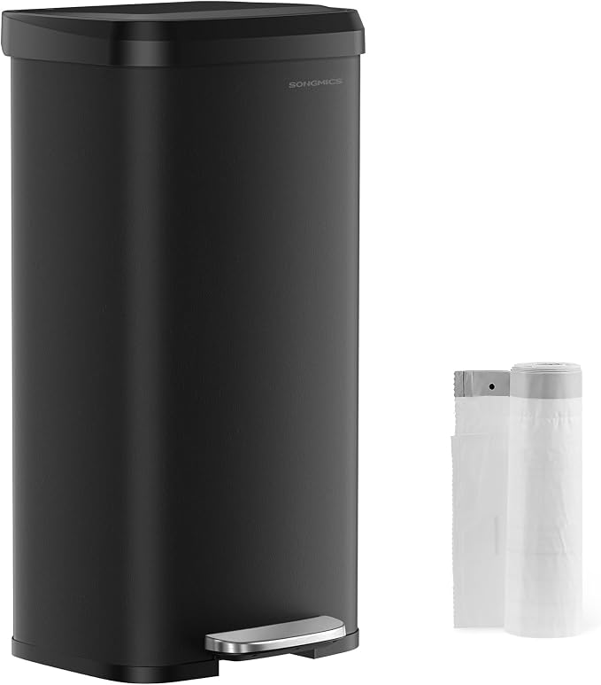 SONGMICS Kitchen Trash Can, 18-Gallon Stainless Steel Garbage Can, by SONGMICSbySONGMICSHOME