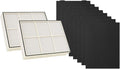 Nispira HEPA Filter with 4 Pre-Carbon Filters Compatible with Whirlpool by Nispira