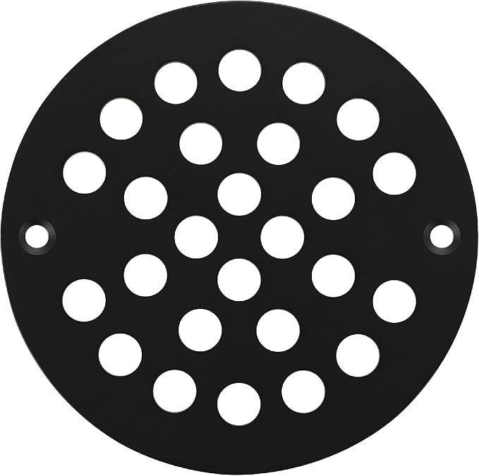4-Inch Screw-in Shower Strainer Drain Cover Replacement Floor Strainer by vouruna