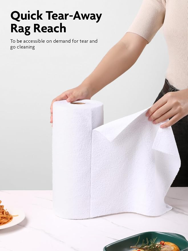 Fantasticlean Microfiber Cleaning Cloth Roll -40 Pack, Tear Away Microfiber - Image 2