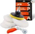 Wool Buffing Polishing Pad, SPTA 3 Inch Lambwool Wool Buffing polishing Pads by SPTA