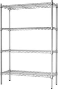 Auslar 4-Shelf Storage Wire Shelves Heavy Duty 4 Tiers Standing Shelving Units by Auslar