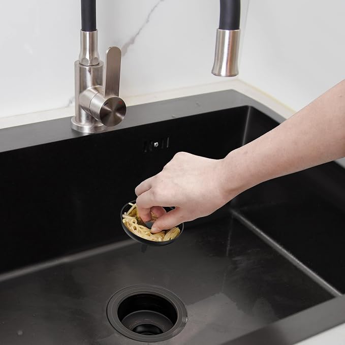 BOTEMY Stainless Steel Bronze Sink Drain Strainer Kit 3-1/4 inch Kitchen Drain - Image 7