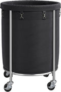 ELYKEN Laundry Hamper on Wheels, 23.6" Diameter 170L Large Capacity Laundry by ELYKEN