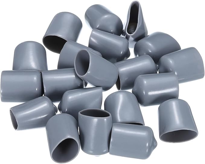 uxcell 20pcs Rubber End Caps 16mm ID Vinyl PVC Round Tube Bolt Cap Cover Screw - Image 4