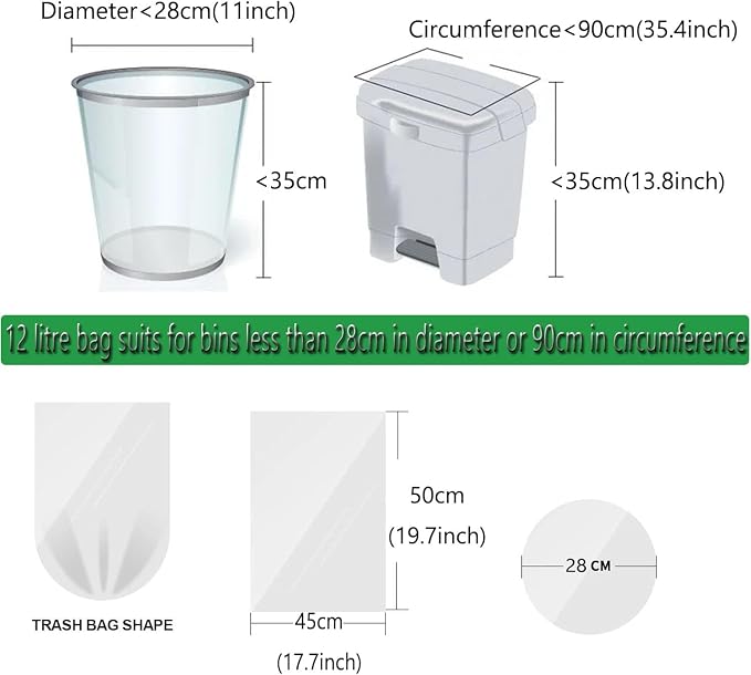 Small Trash Bags 2.6 Gallon - Image 5