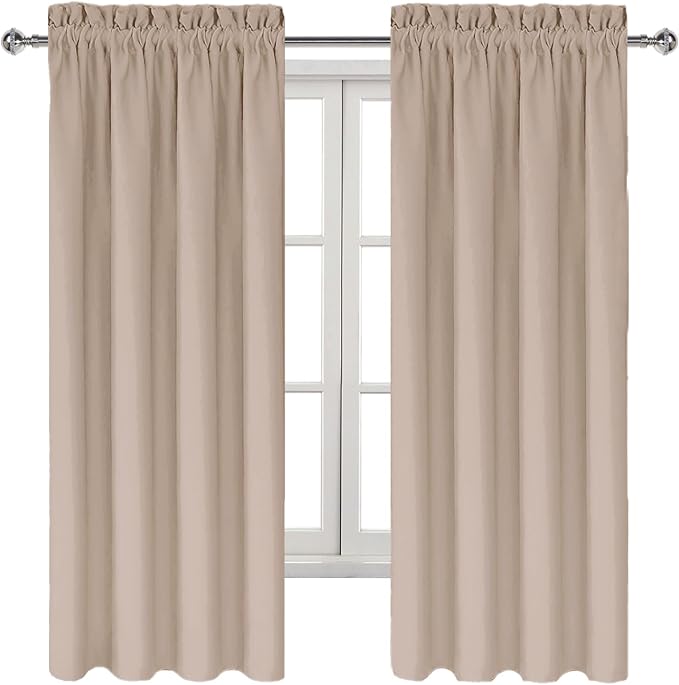 DWCN Blackout Curtains for Living Room Thermal Insulated, Energy Saving & Noise - Image 9
