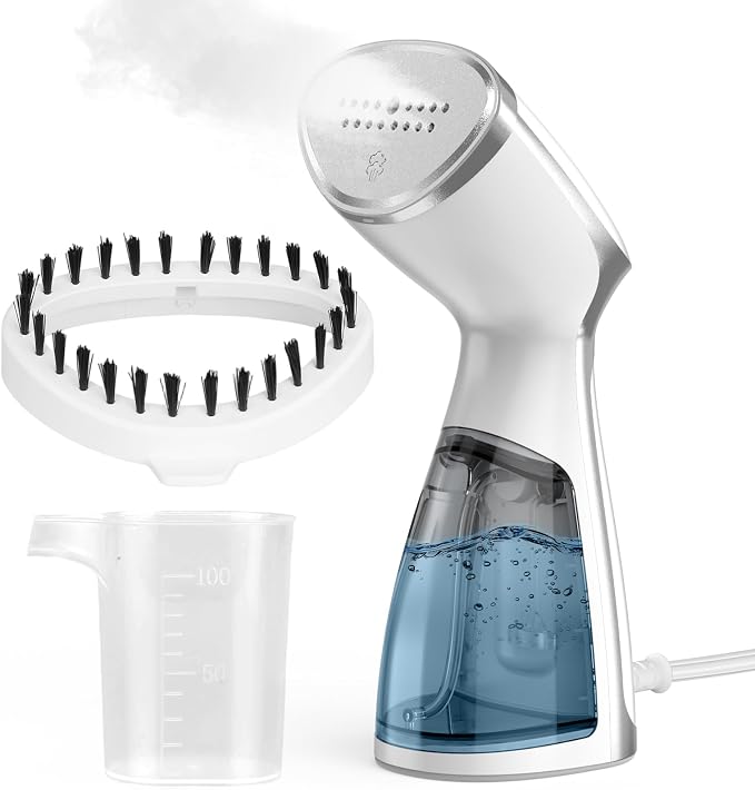 Portable Steamer for Clothes, 20s Fast-Heat Handheld Garment Steamer by IMUXYUQ