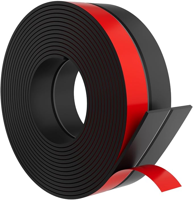 Heavy-Duty 10 ft x 3 in Weather Stripping, Extra Thick 2mm Door Draft Stopper by Elvone