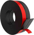 Heavy-Duty 36 ft x 1 in Weather Stripping, Extra Thick 2mm Door Draft Stopper by Elvone