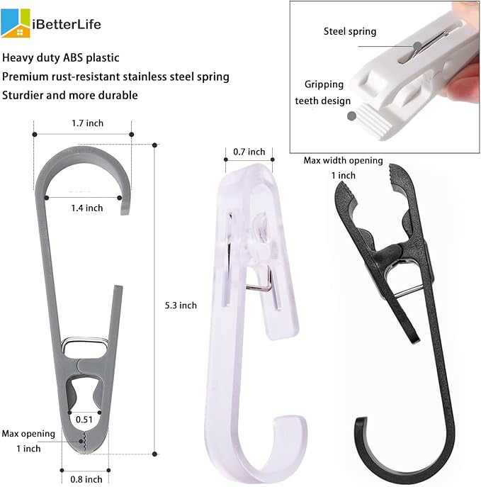 iBetterLife 4Pcs Laundry Hooks - Image 4