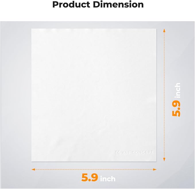 K&F CONCEPT 80 Pack Microfiber Cleaning Cloths - Image 6