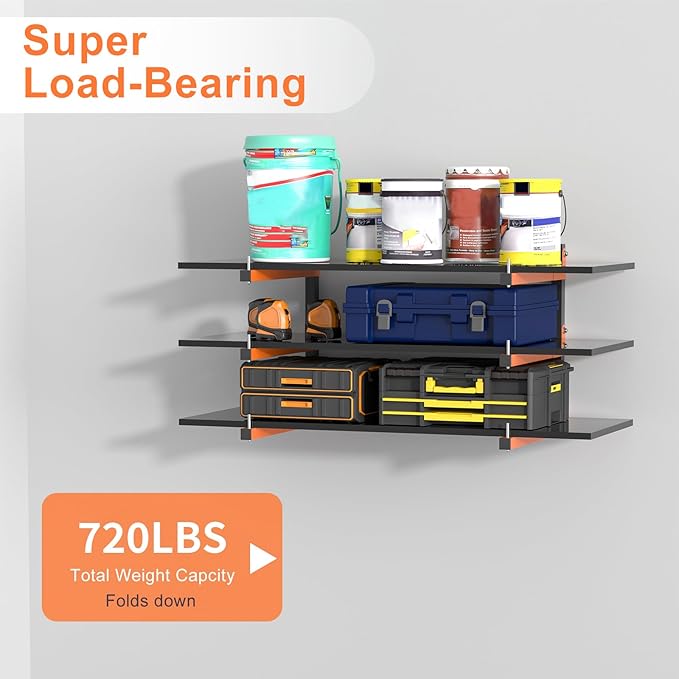 Lumber Rack Wall Mount, Lumber Storage Rack, Heavy Duty Wood Storage Racks - Image 4