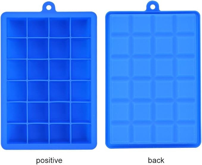 Ice Cube Tray, Silicone Square Ice Trays Easy Release Stackable Ice Cube Mold - Image 7