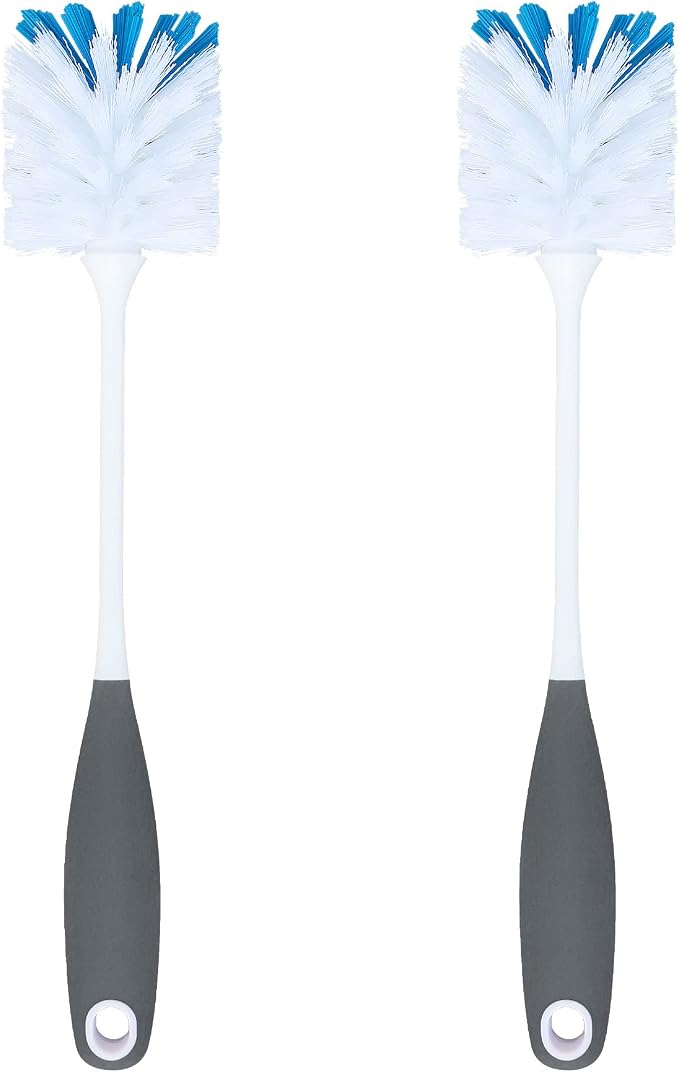 PHYEX 2 Pack Long Handle Bottle Scrubbing Brushes, Bottle Cleaner by PHYEX