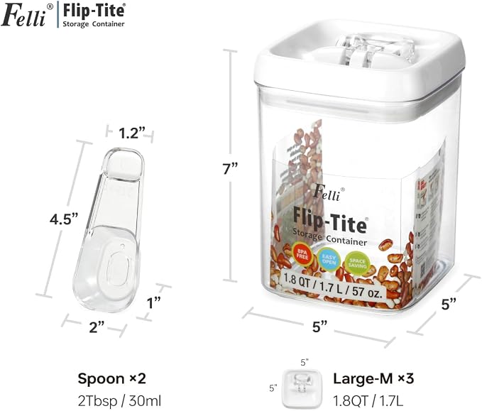 Felli Flip Tite Storage Container - Image 4