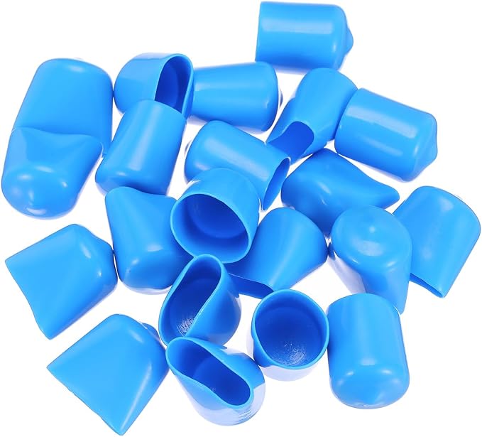 uxcell 20pcs Rubber End Caps 16mm ID Vinyl PVC Round Tube Bolt Cap Cover Screw - Image 4