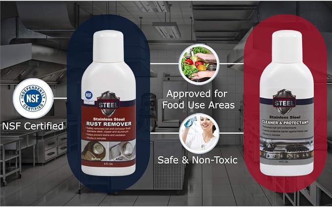 CLEAN MY STEEL – Stainless Steel Rust Stain Remover Kit - Image 4