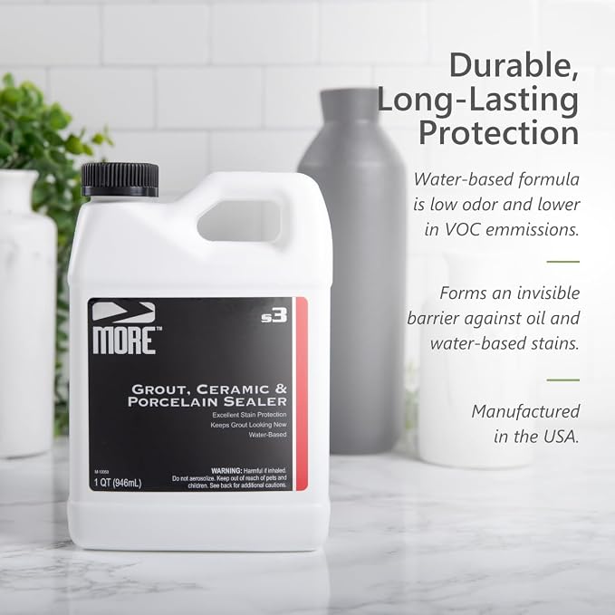MORE Grout, Ceramic & Porcelain Tile Sealer - Image 6