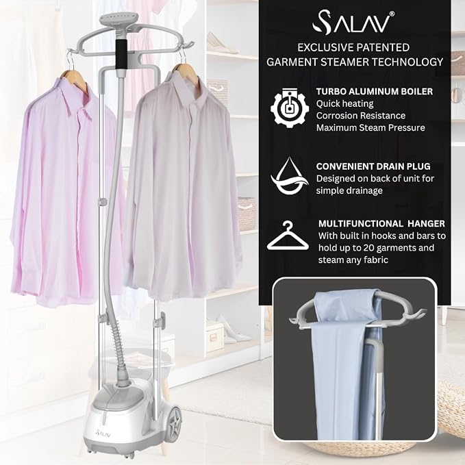SALAV GS45-DJ Professional Upright Garment Steamer - Image 7
