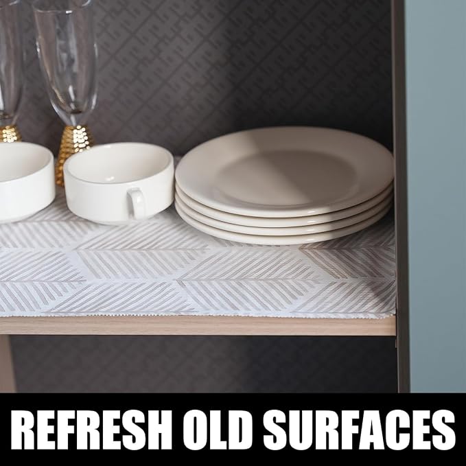 Shelf Liners for Kitchen Cabinets, Non-Adhesive and Strong Non-Slip Waterproof - Image 3