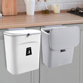 2 Pack Kitchen Compost Bin, Hanging Small Trash Can by VZZNN