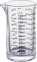 Ackers 4 Oz Glass Measuring Cup, Borosilicate Shot Glass by AckersBORO33
