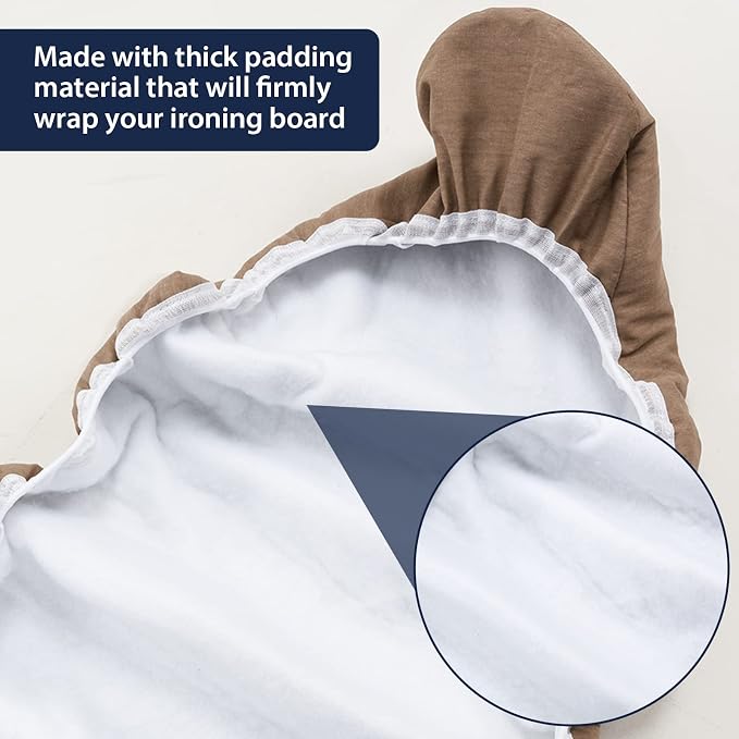 Seiritex Small Ironing Board Cover 13 x 37 inch, Fits Over The Door Ironing - Image 5