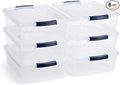 Rubbermaid Cleverstore 16 Qt Clear Storage Bins by Rubbermaid