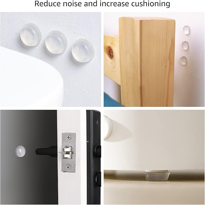 Amazon Basics Cabinet Door Bumper, 6.9 x 4.5 x 0.6 inch - Image 5