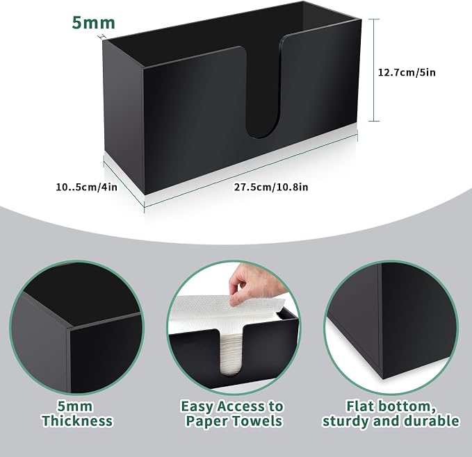 2Pack Paper Towel Holder Countertop - Image 3