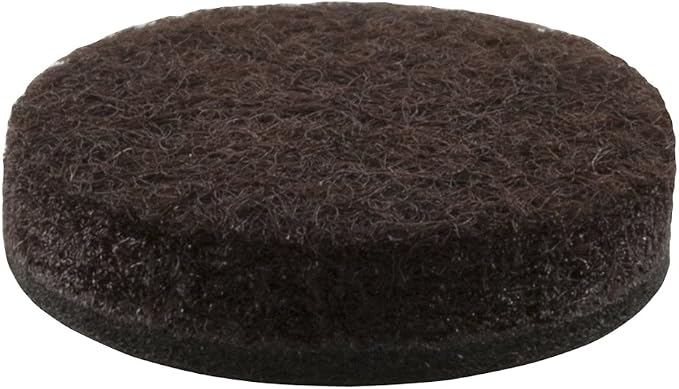 SoftTouch 1" Round Felt Pads – Heavy Duty Self-Stick Furniture Floor Protectors - Image 2