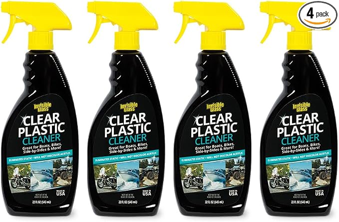 Invisible Glass 92084-4PK Clear Plastic Cleaner by InvisibleGlass