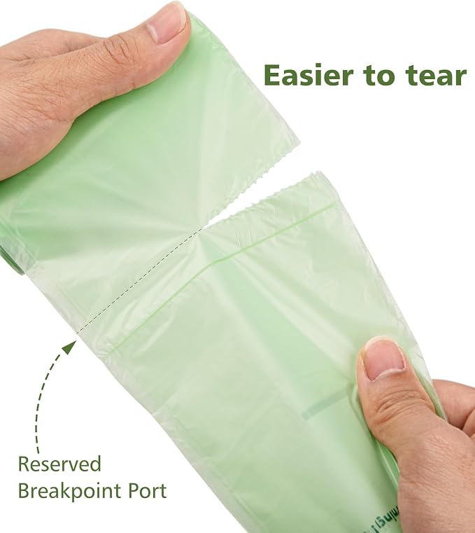 Large Compostable Trash Bags 13 gallon 60 Packs, AYOTEE Biodegradable Trash Bag - Image 5