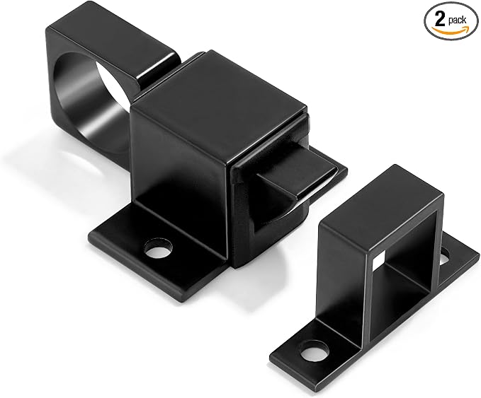 2 Packs Self-Closing Latches, Aluminum Alloy Automatic Gate Latch by INIRET