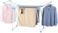 Clothes Drying Rack, Gullwing Laundry Rack, Collapsible, Space-Saving Laundry by YUBELLES