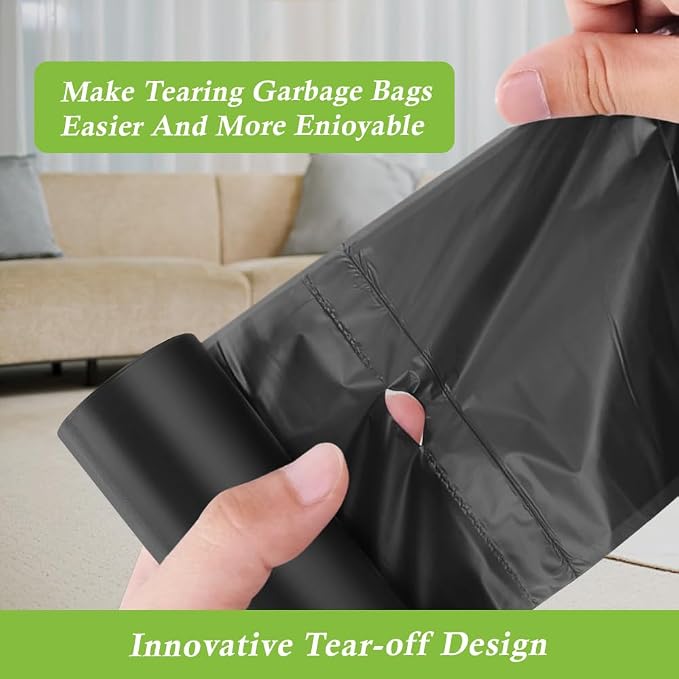 5 Gallon 180 Counts Small Strong Trash Bags Garbage Bags by RayPard, fit 18-20 - Image 3